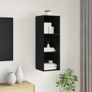 Set TV komoda Crni hrast 37 x 37 x 107 cm Konstruirano drvo