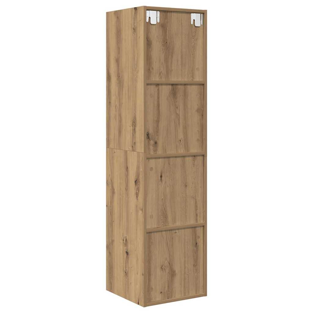 Set TV komoda Zidne Umjetnički hrast 37 x 37 x 142,5 cm