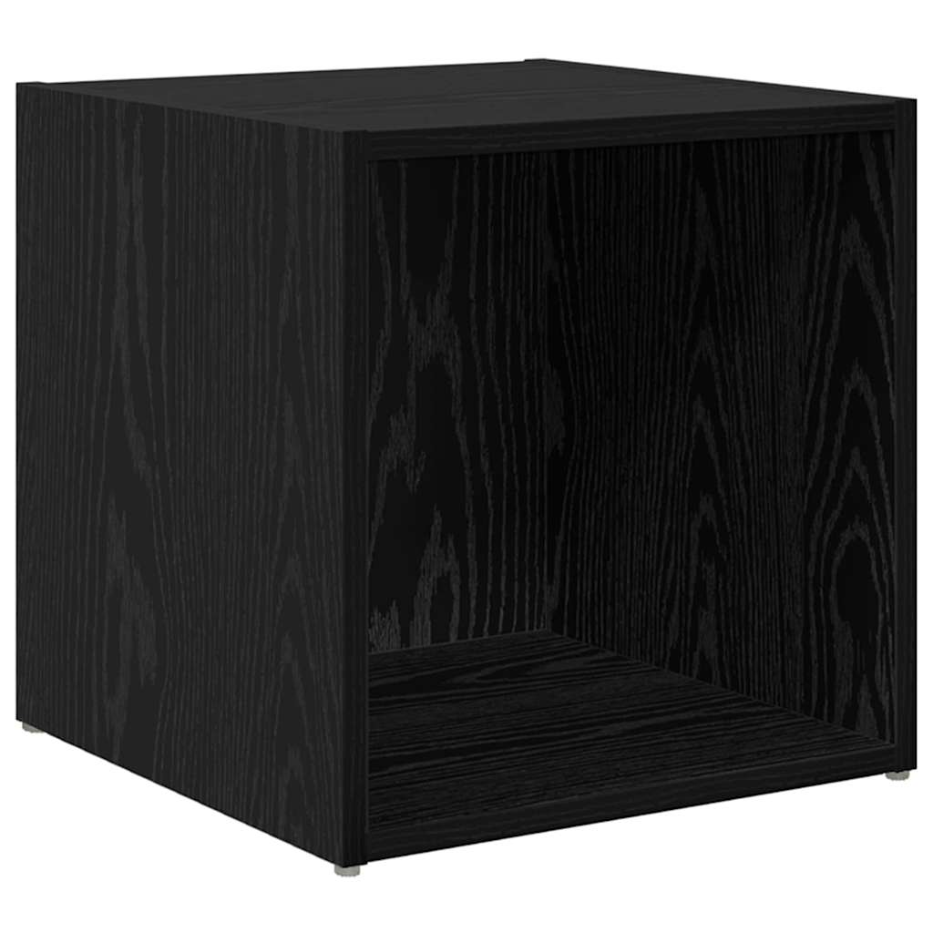 Set TV komoda 2 pcs 37 x 35 x 37,5 cm Crna Konstruirano drvo