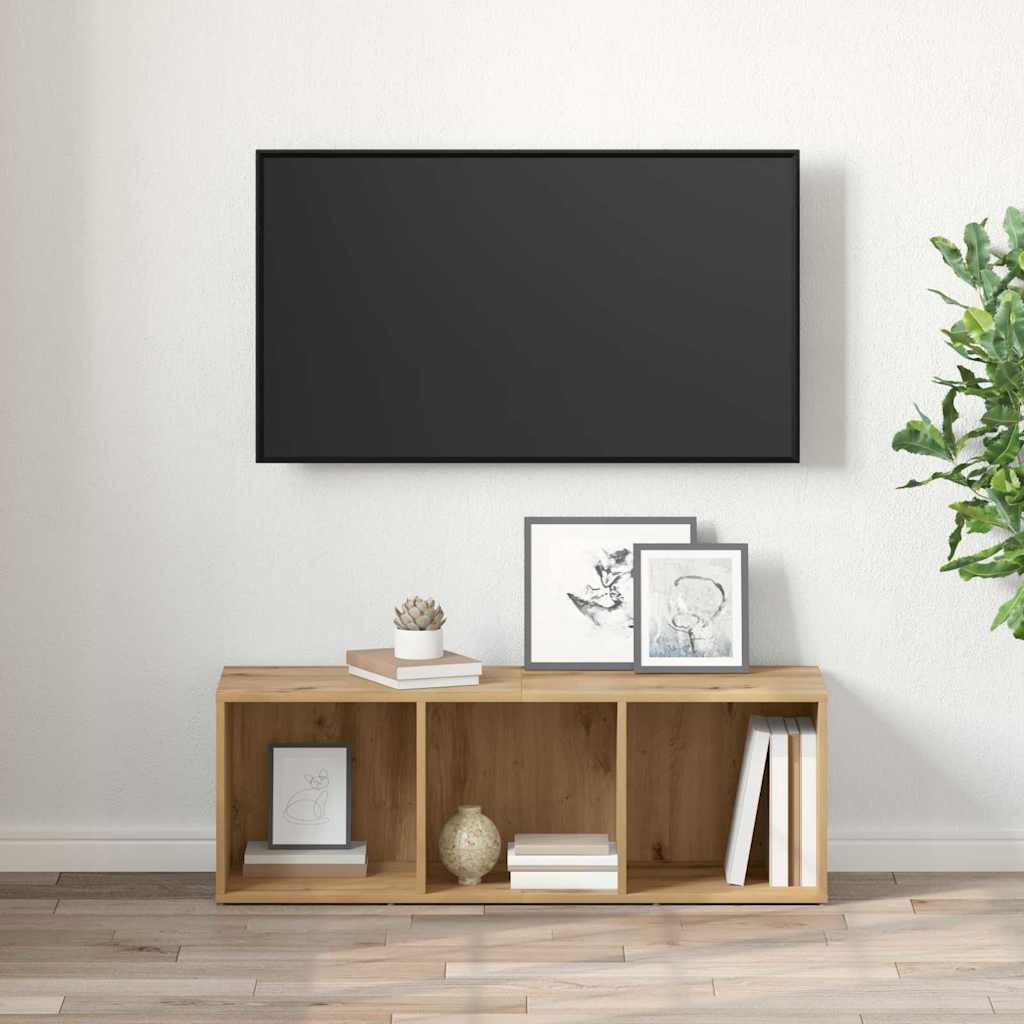 Set TV komoda 72 x 35 x 37 cm Smeđa Konstruirano drvo