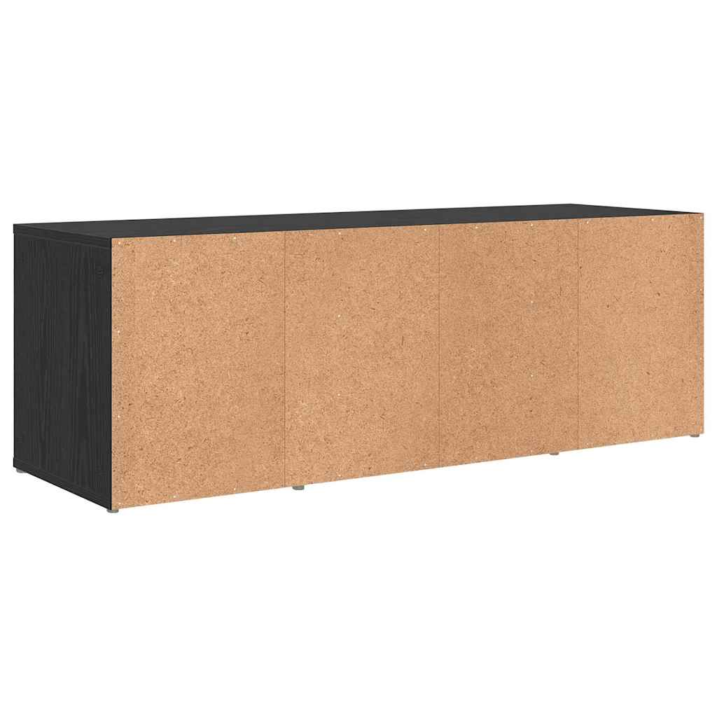 Set TV komoda Zidne Crna 72 x 35 x 37 cm Konstruirano drvo