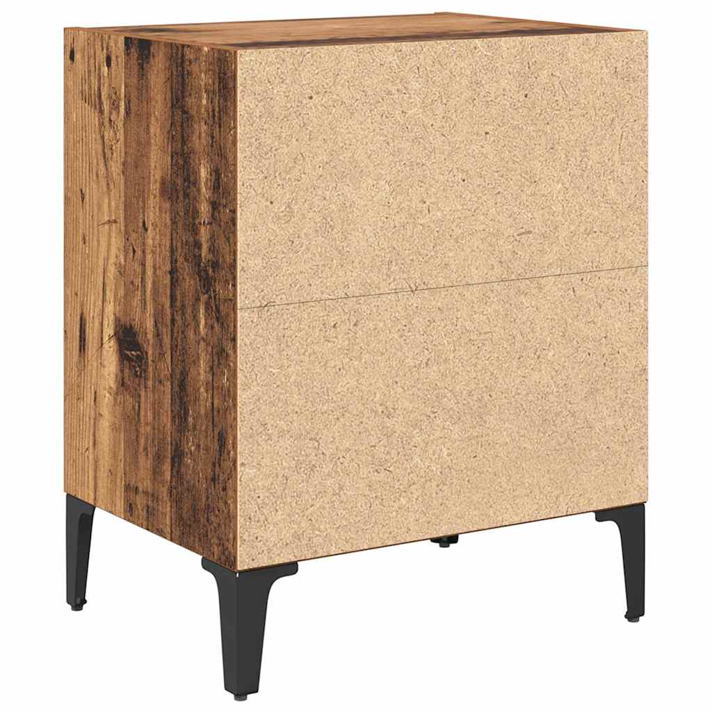 Noćni ormar Staro drvo 40 x 30 x 50 cm Konstruirano drvo