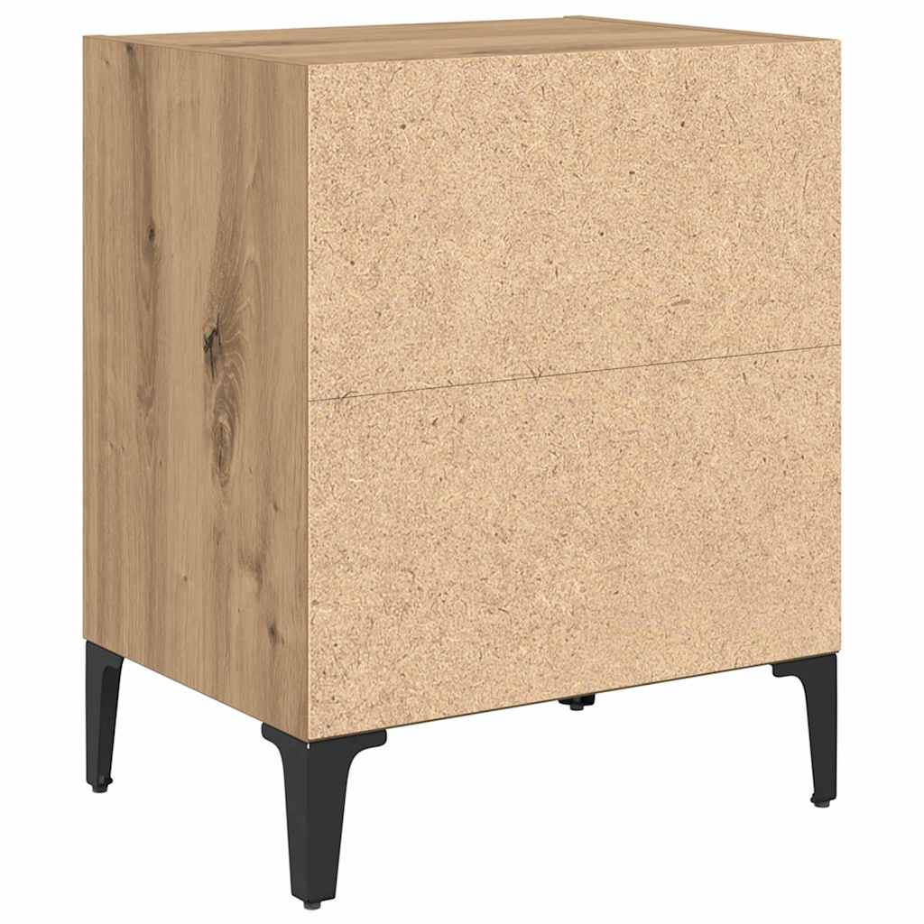 Noćni ormar Umjetnički hrast 40 x 30 x 50 cm Konstruirano drvo
