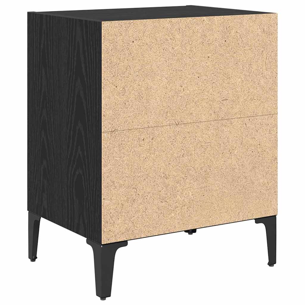 Noćni ormar Crni hrast 40 x 30 x 50 cm Konstruirano drvo