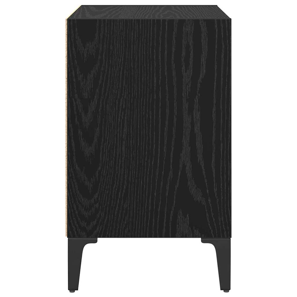 Noćni ormar Crni hrast 40 x 30 x 50 cm Konstruirano drvo