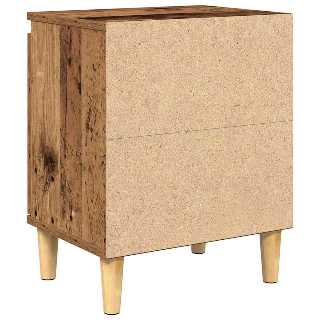 Noćni ormar Staro drvo 40 x 30 x 50 cm Konstruirano drvo