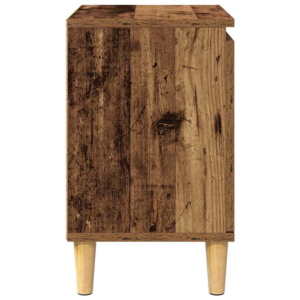 Noćni ormar Staro drvo 40 x 30 x 50 cm Konstruirano drvo