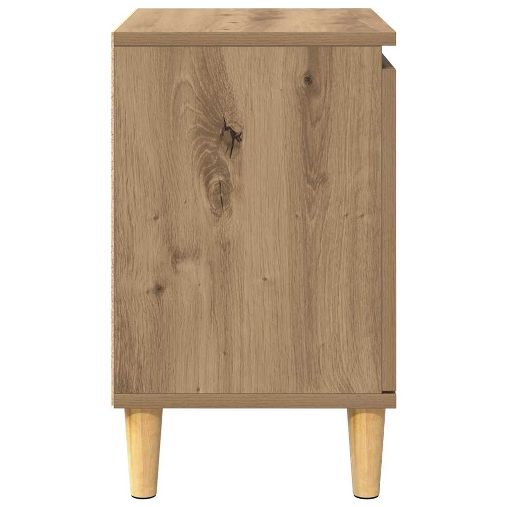 Noćni ormar Umjetnički hrast 40 x 30 x 50 cm Konstruirano drvo