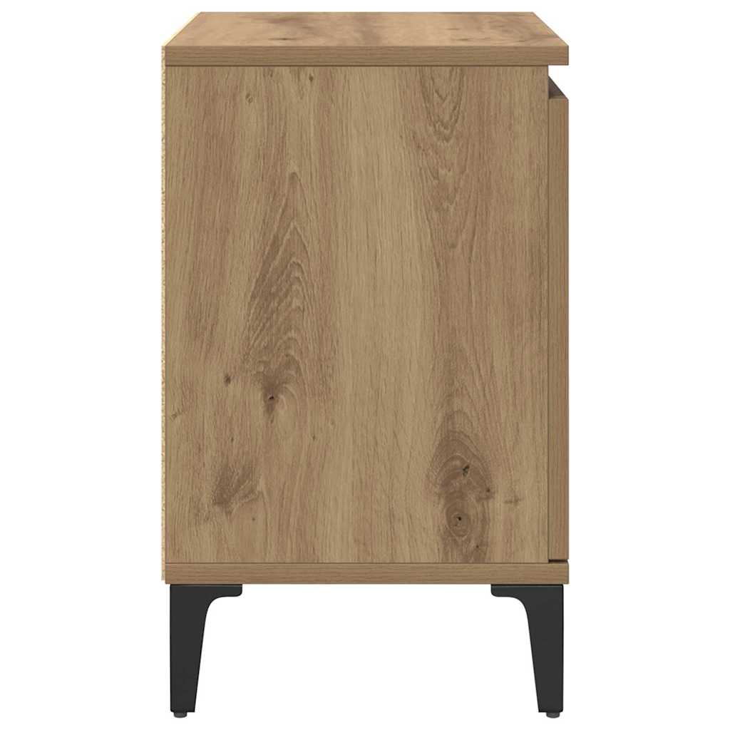 Noćni ormar Umjetnički hrast 40 x 30 x 50 cm Konstruirano drvo