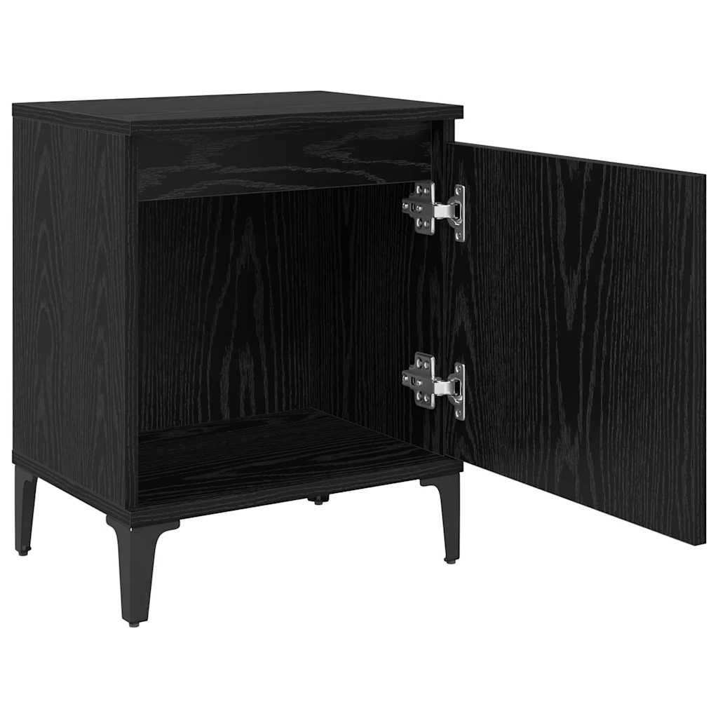 Noćni ormar Crni hrast 40 x 30 x 50 cm Konstruirano drvo