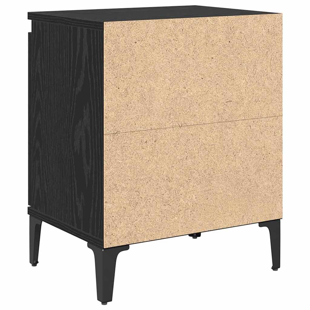 Noćni ormar Crni hrast 40 x 30 x 50 cm Konstruirano drvo
