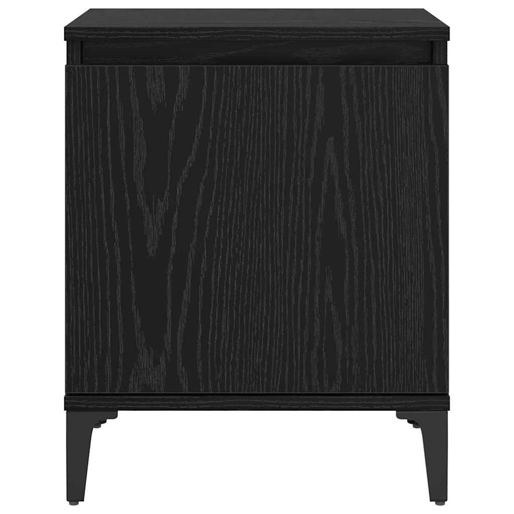 Noćni ormar Crni hrast 40 x 30 x 50 cm Konstruirano drvo