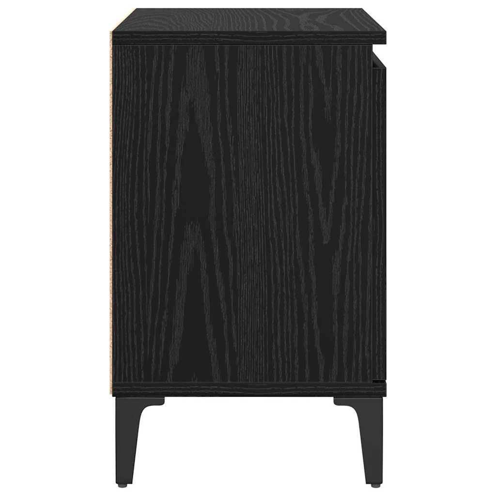 Noćni ormar Crni hrast 40 x 30 x 50 cm Konstruirano drvo