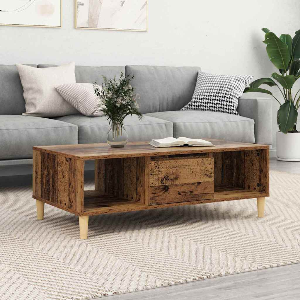 Kava Stol Staro drvo 102 x 55 x 35 cm Konstruirano drvo