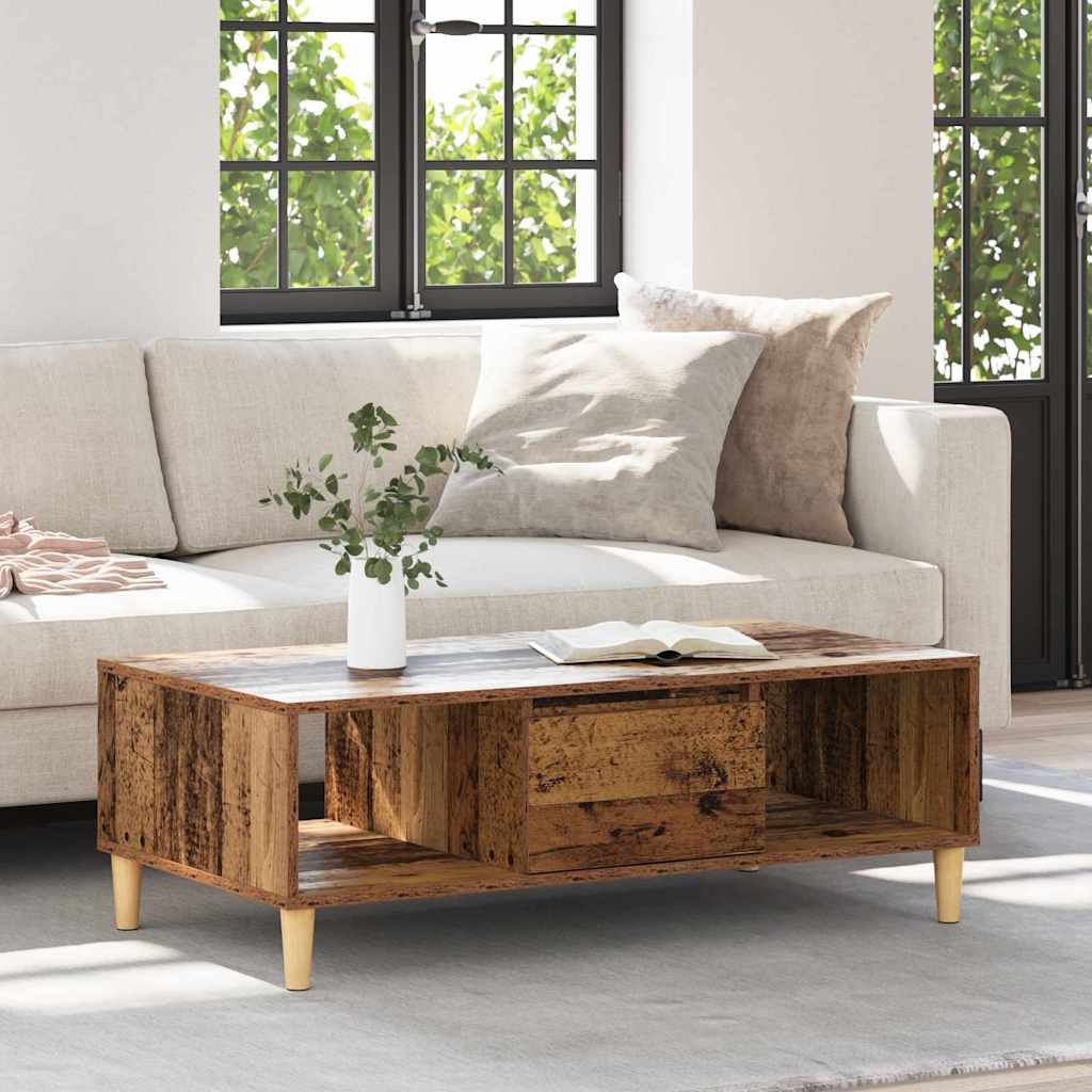 Kava Stol Staro drvo 102 x 55 x 35 cm Konstruirano drvo