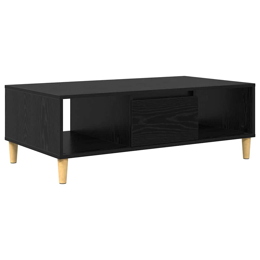 Kava Stol Crni hrast 102 x 55 x 35 cm Konstruirano drvo