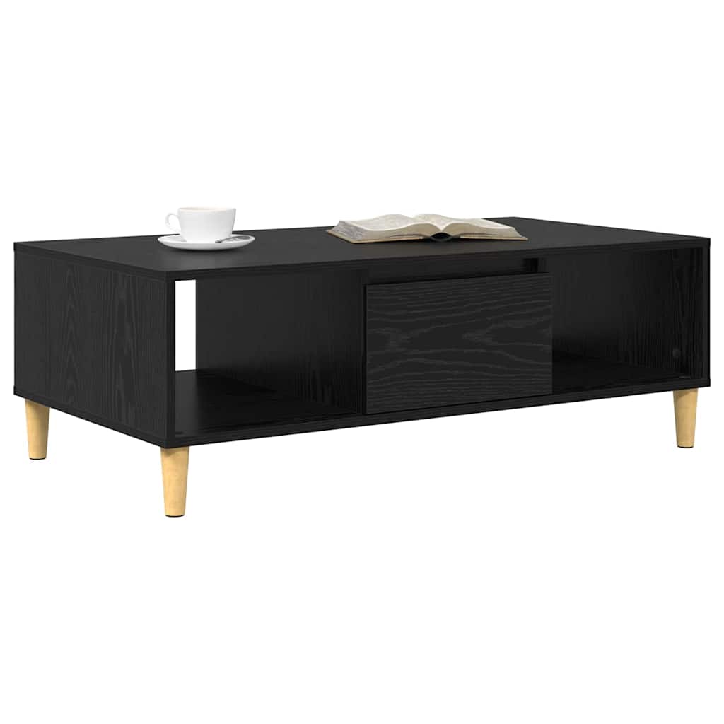 Kava Stol Crni hrast 102 x 55 x 35 cm Konstruirano drvo
