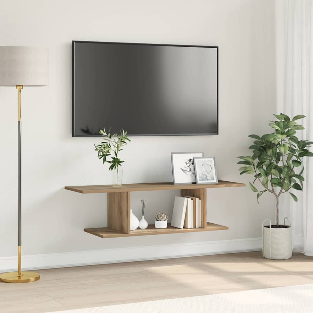 Set TV komoda Zidne Umjetnički hrast 102 x 35 x 35 cm