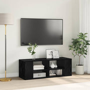 Set TV komoda Crni hrast 102 x 35 x 35 cm Konstruirano drvo