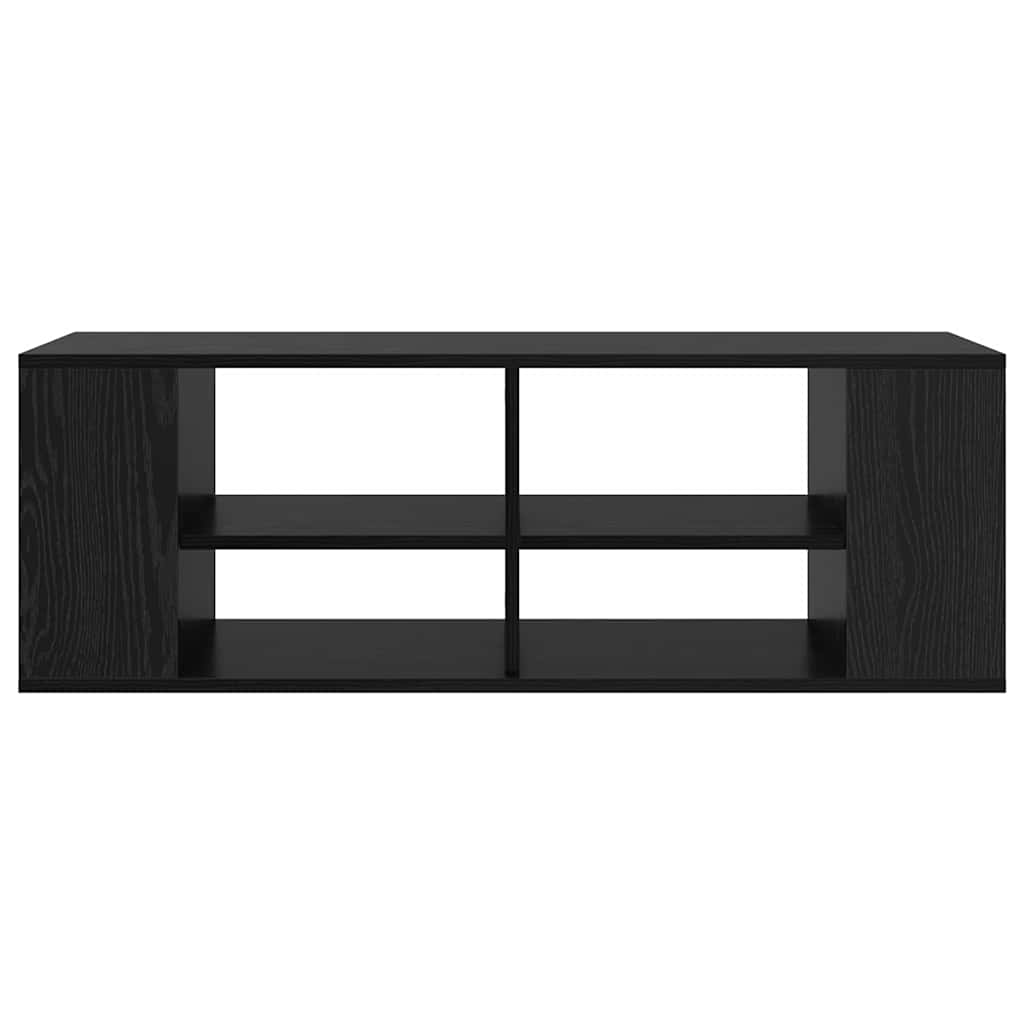 Set TV komoda Crni hrast 102 x 35 x 35 cm Konstruirano drvo