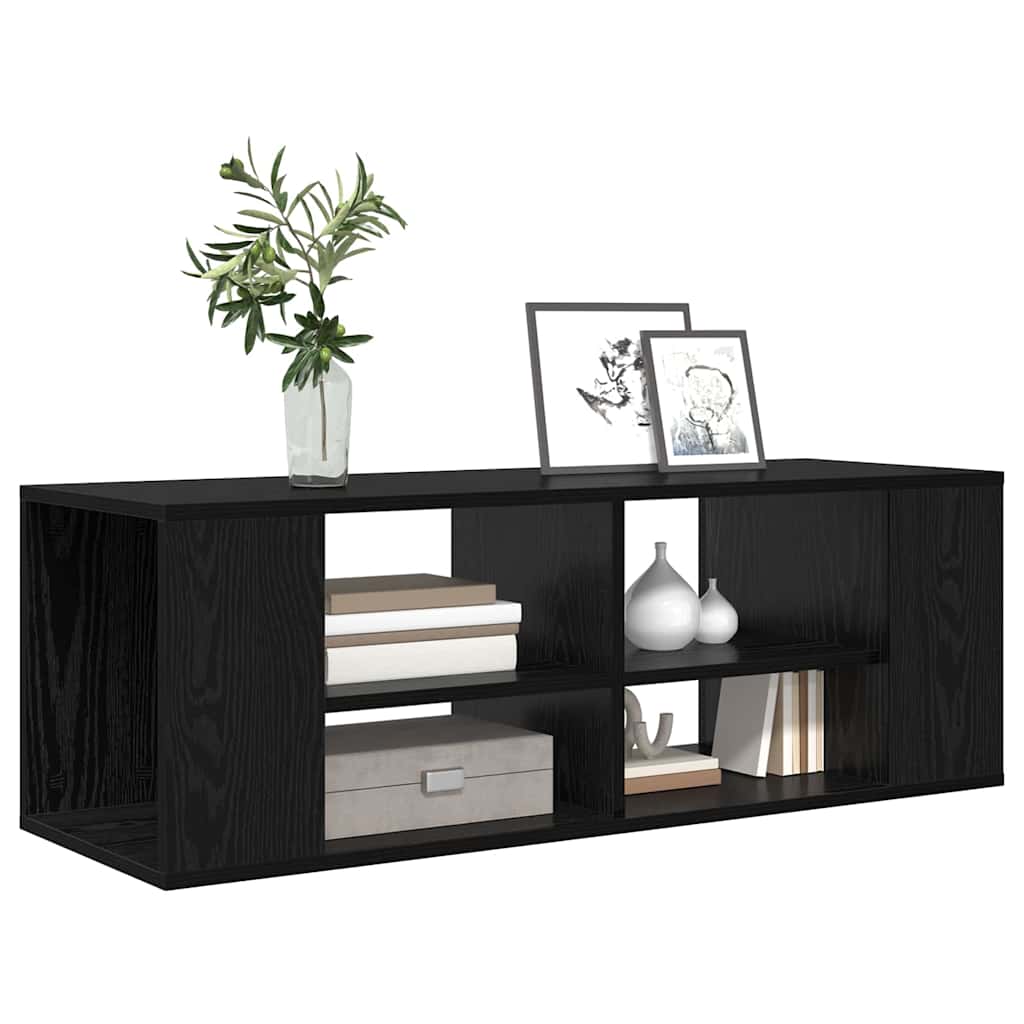 Set TV komoda Crni hrast 102 x 35 x 35 cm Konstruirano drvo