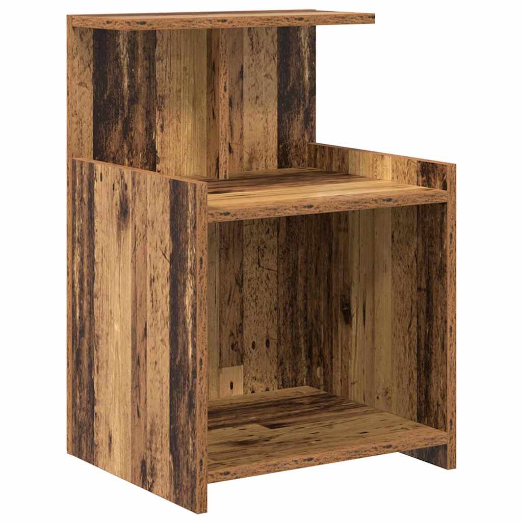 Noćni ormar 2 pcs Staro drvo 40 x 35 x 60 cm Konstruirano drvo