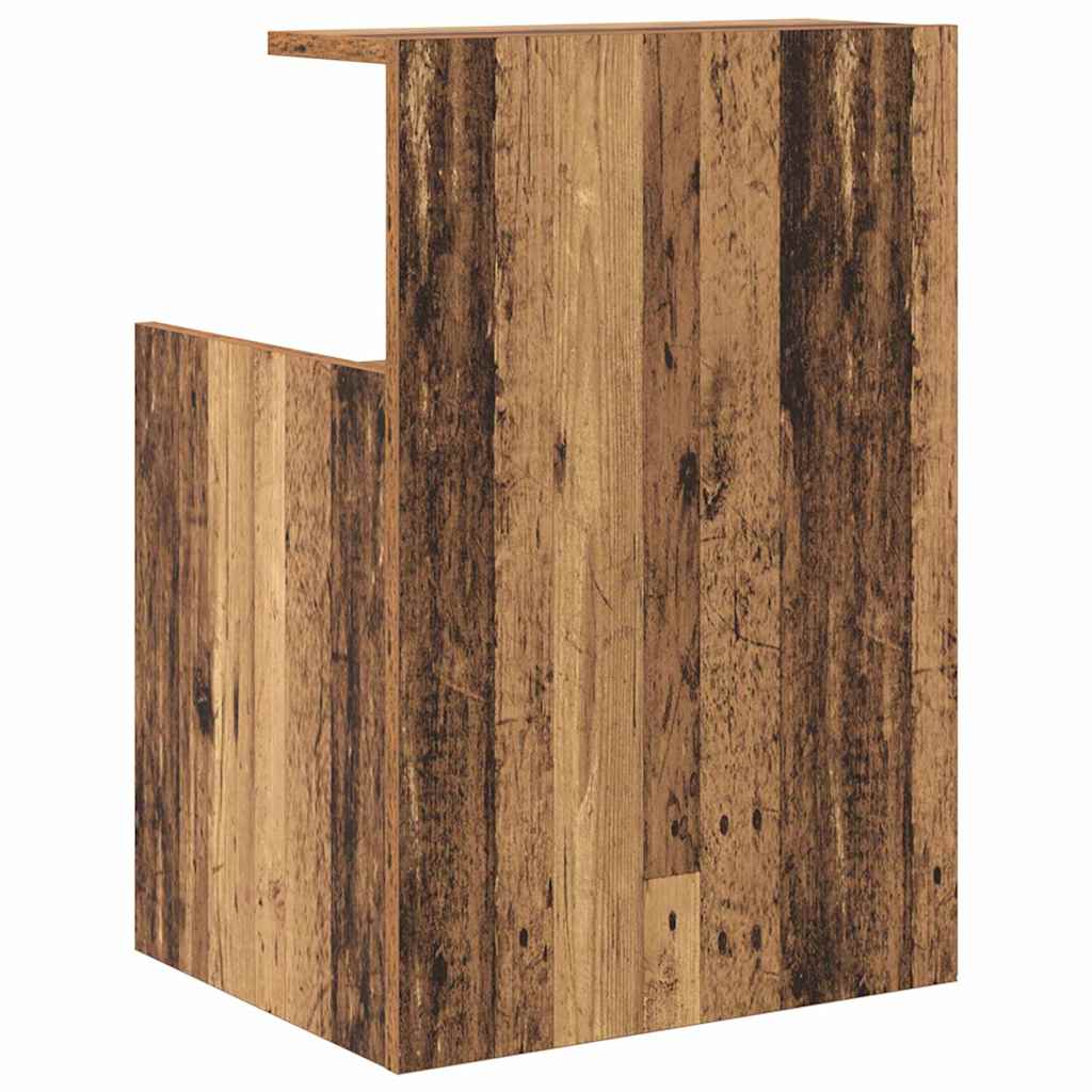 Noćni ormar 2 pcs Staro drvo 40 x 35 x 60 cm Konstruirano drvo