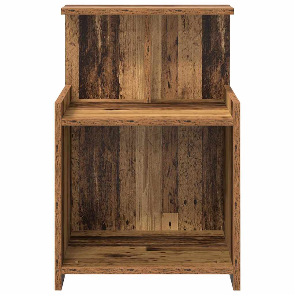 Noćni ormar 2 pcs Staro drvo 40 x 35 x 60 cm Konstruirano drvo