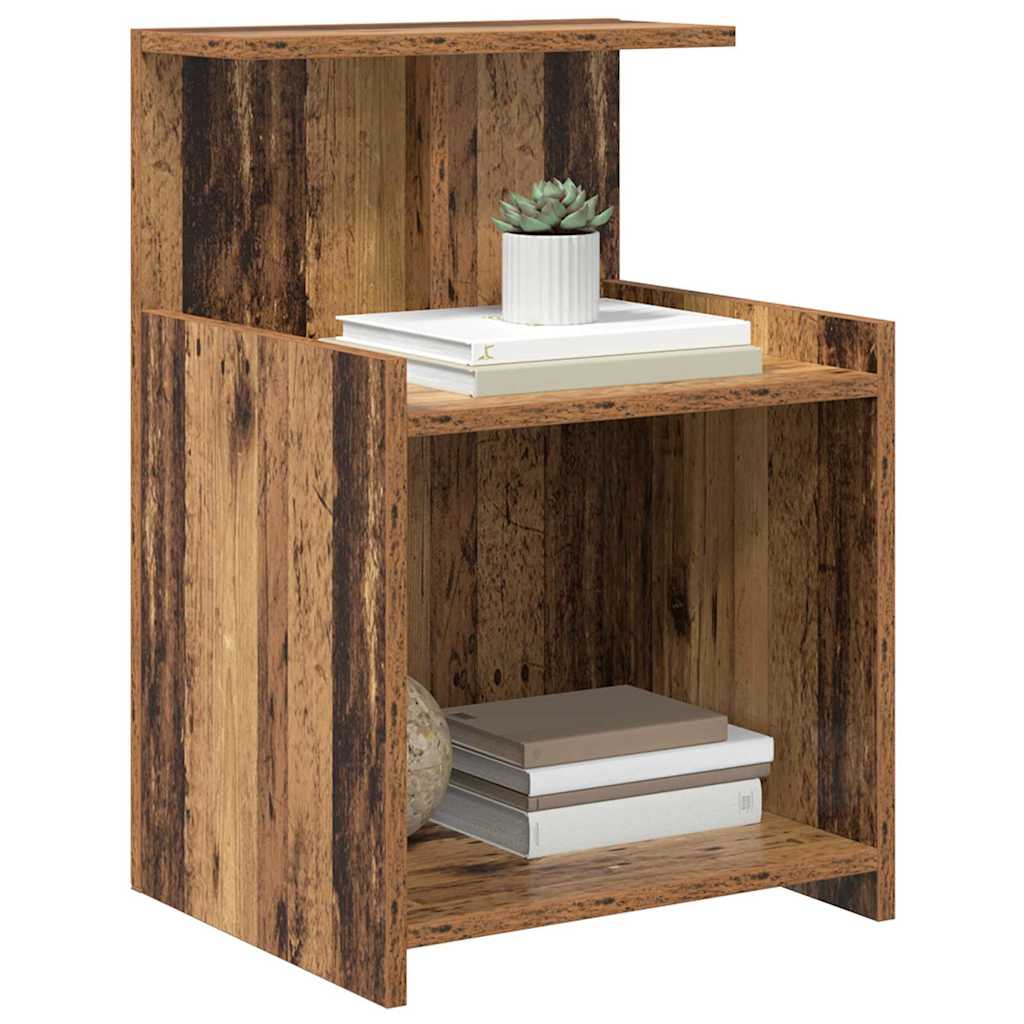 Noćni ormar 2 pcs Staro drvo 40 x 35 x 60 cm Konstruirano drvo