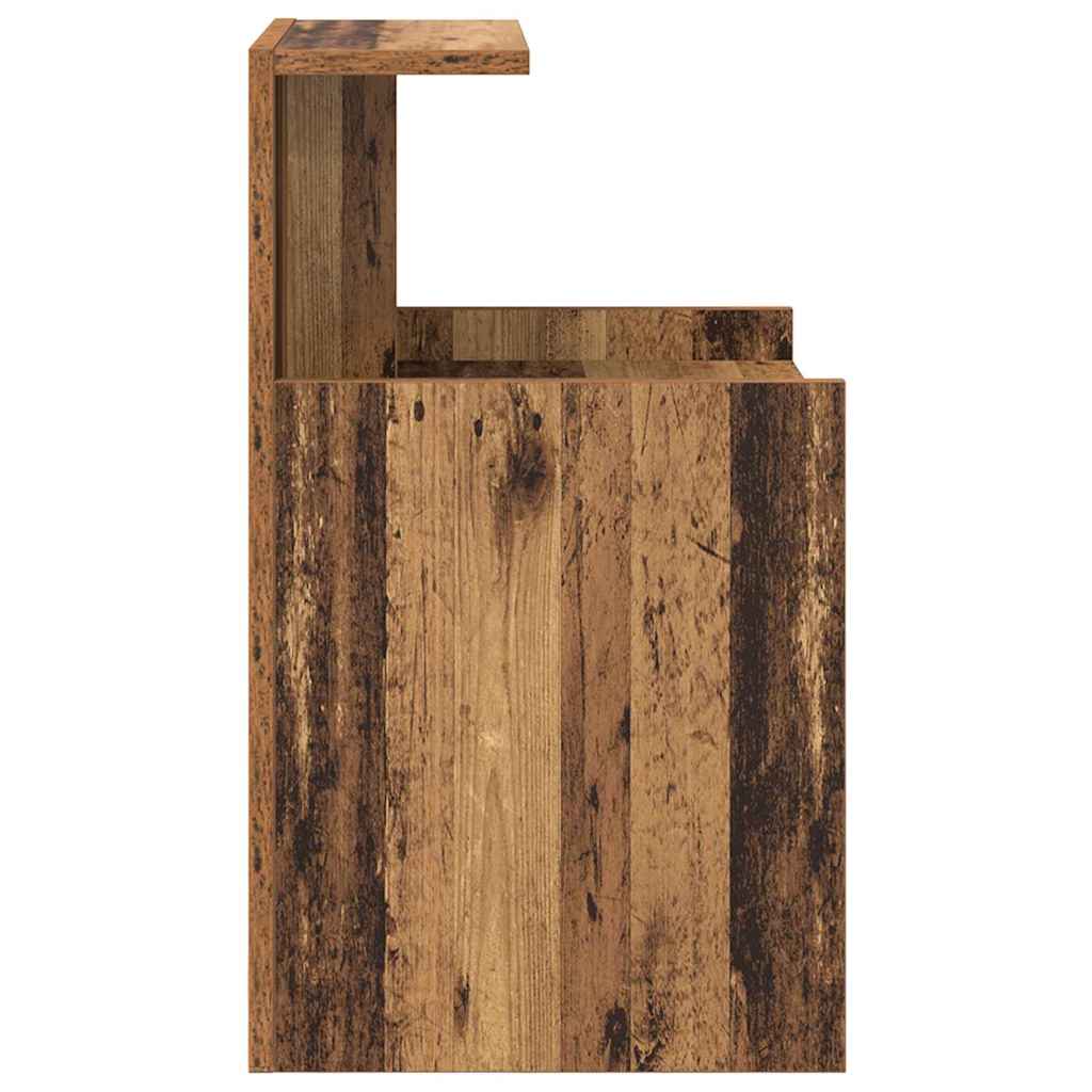 Noćni ormar 2 pcs Staro drvo 40 x 35 x 60 cm Konstruirano drvo