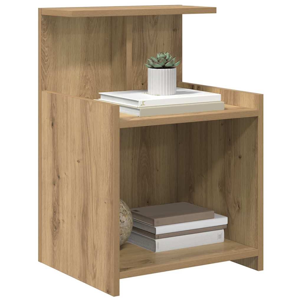 Noćni ormar 2 pcs Umjetnički hrast 40 x 35 x 60 cm