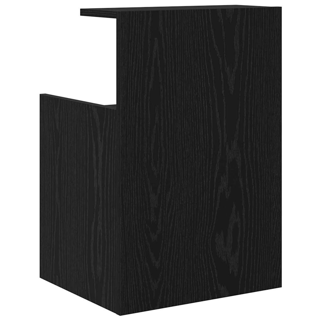Noćni ormar Crni hrast 40 x 35 x 60 cm Konstruirano drvo