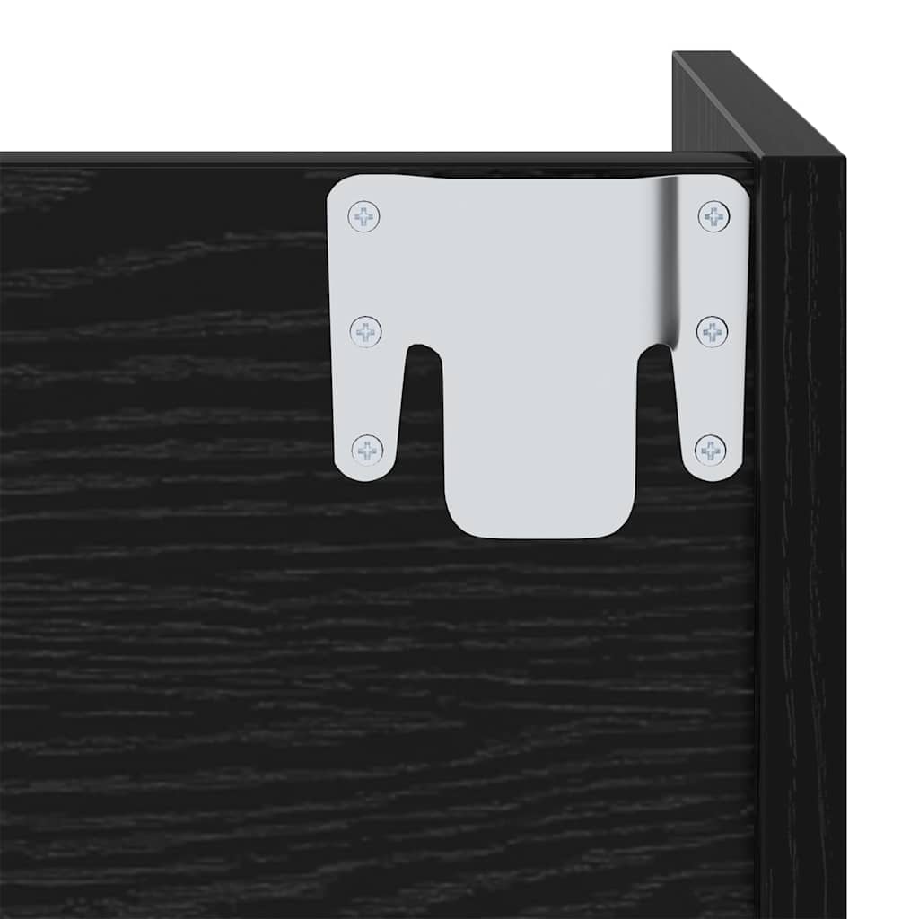 Ormar za cipele Crni hrast 60 x 18 x 60 cm Konstruirano drvo