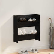 Ormar za cipele Crni hrast 60 x 18 x 60 cm Konstruirano drvo