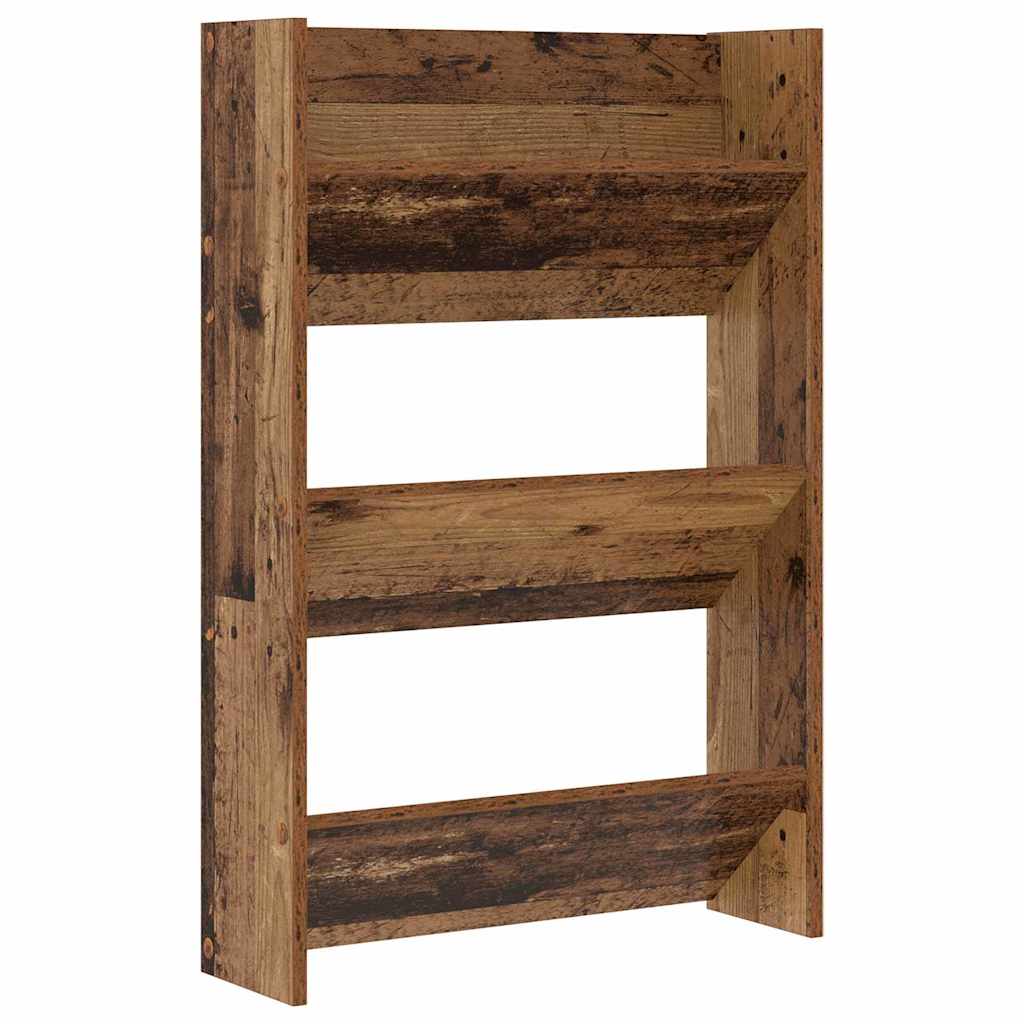 Ormar za cipele s policom 2 pcs Staro drvo 60 x 18 x 90 cm