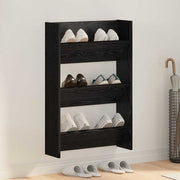 Ormar za cipele Crni hrast 60 x 18 x 90 cm Konstruirano drvo