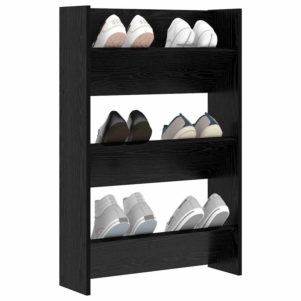 Ormar za cipele Crni hrast 60 x 18 x 90 cm Konstruirano drvo
