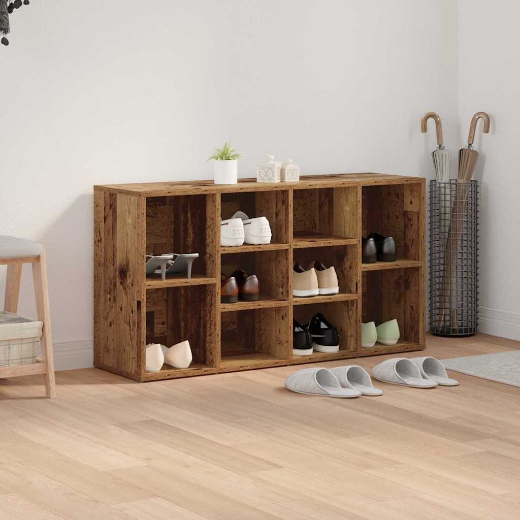 Klupa za cipele Staro drvo 103 x 30 x 54,5 cm Konstruirano drvo