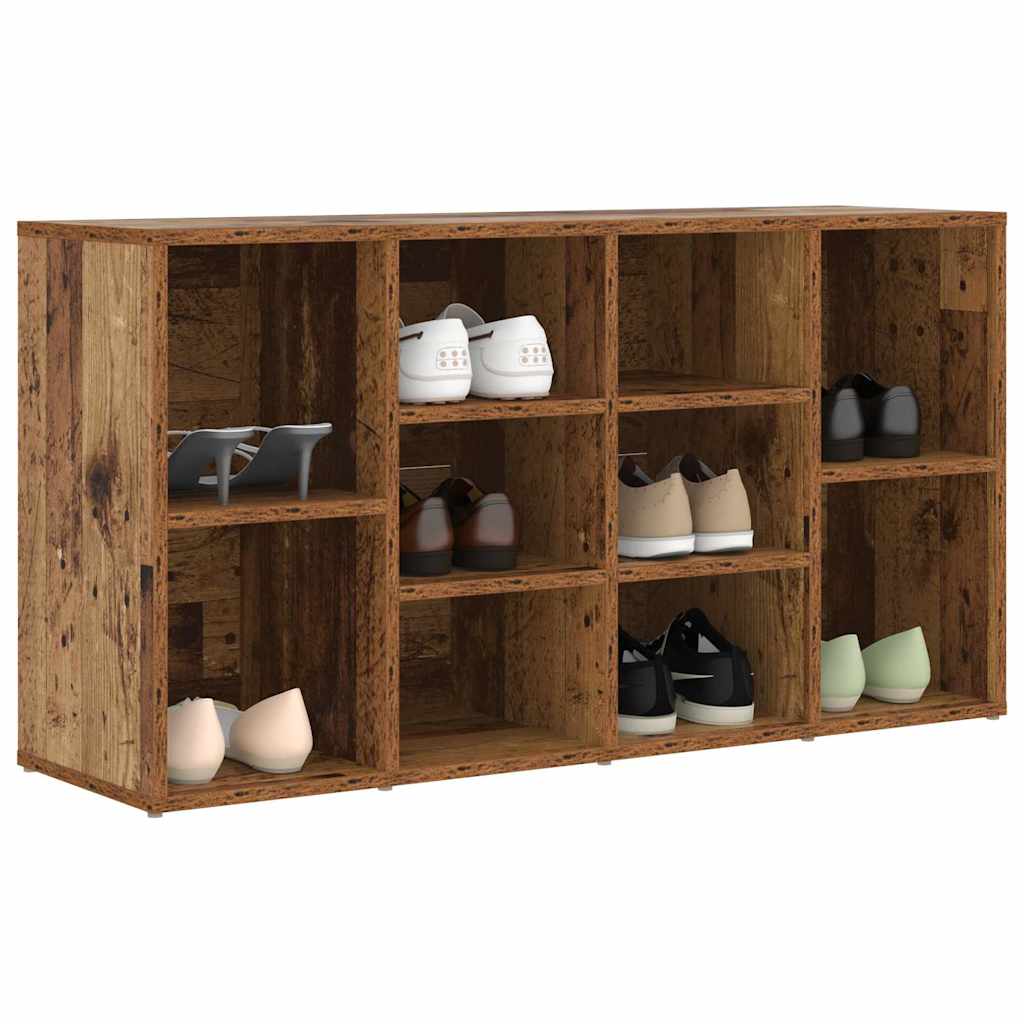 Klupa za cipele Staro drvo 103 x 30 x 54,5 cm Konstruirano drvo