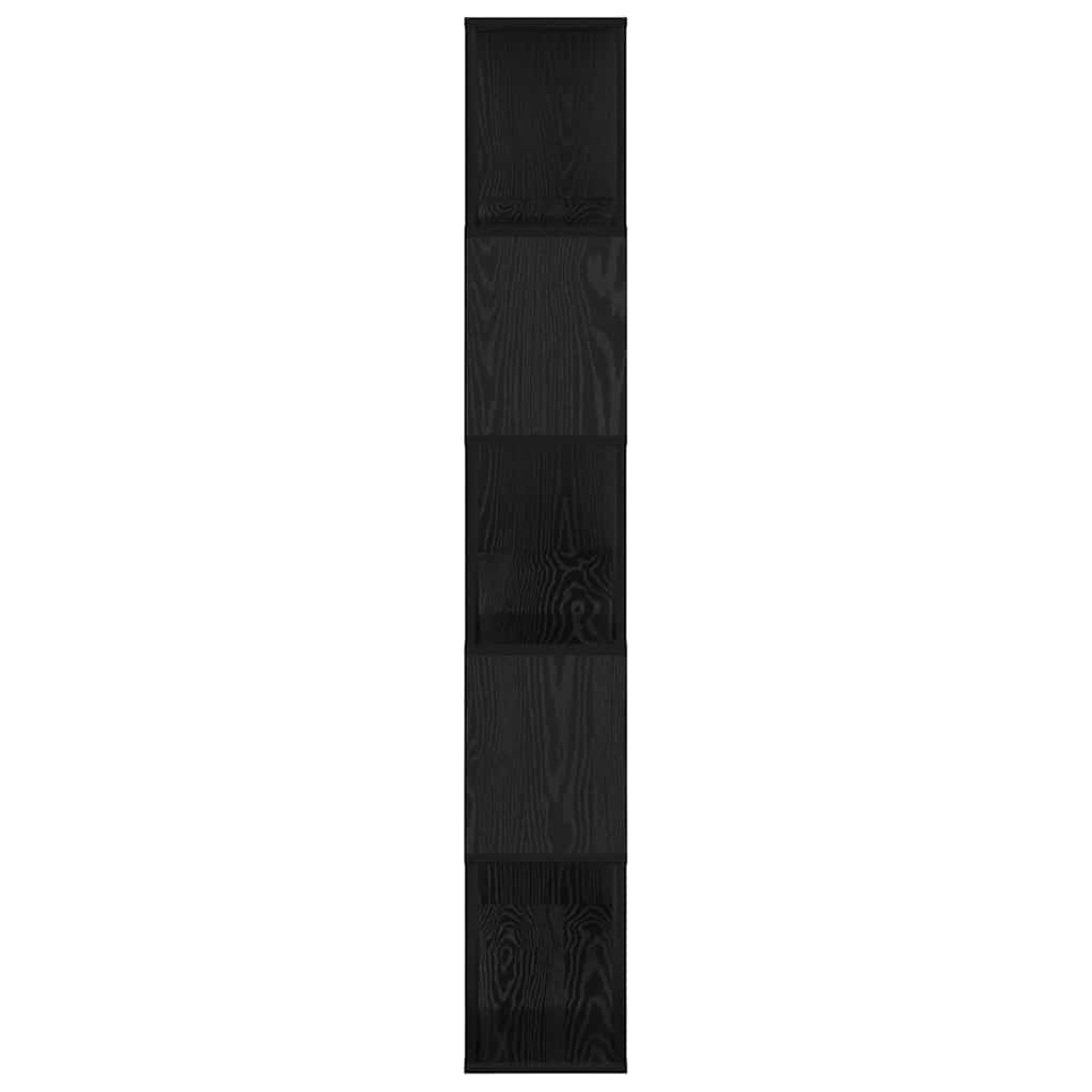Set TV komoda Zidne Crna 80 x 24 x 156 cm Konstruirano drvo