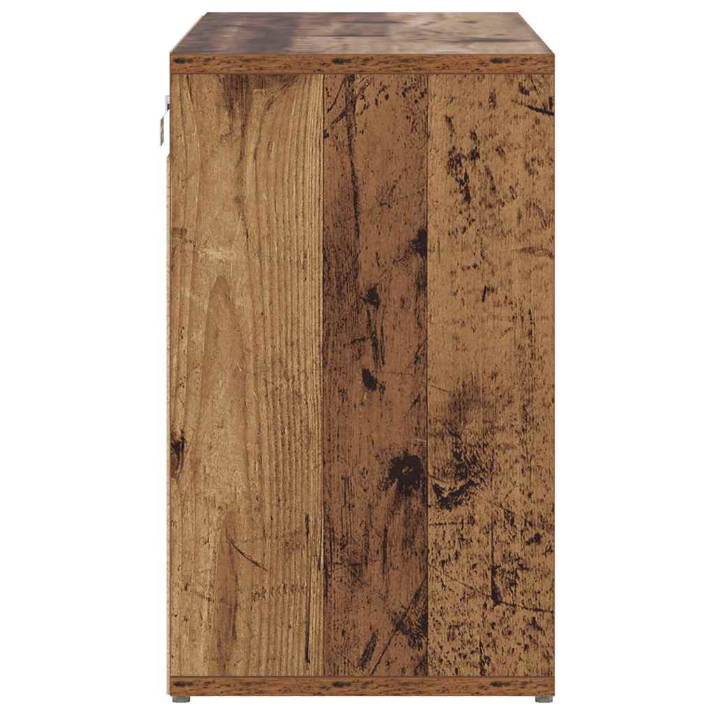 Ormar za cipele Staro drvo 77,5 x 30 x 51 cm Konstruirano drvo