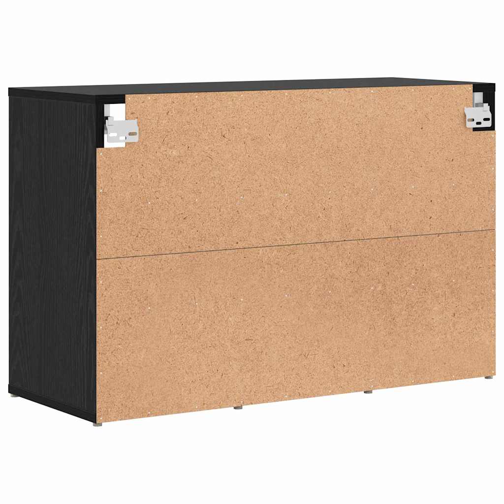 Ormar za cipele Crni hrast 77,5 x 30 x 51 cm Konstruirano drvo