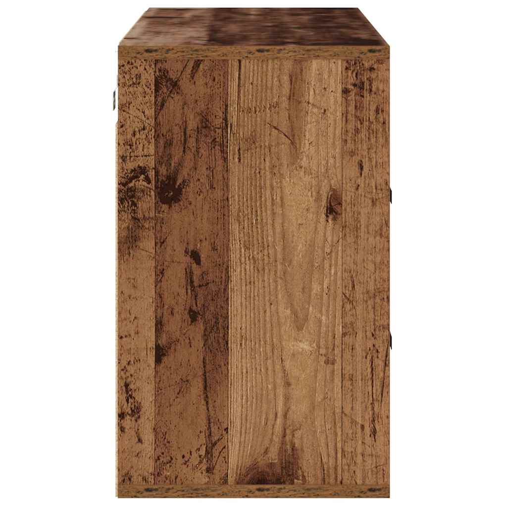 Ormar za cipele Staro drvo 103 x 30 x 51 cm Konstruirano drvo