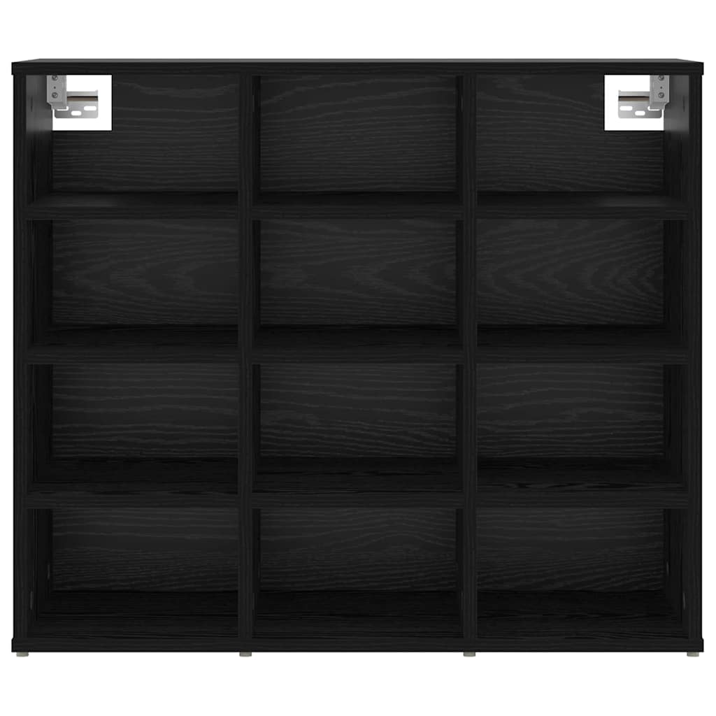 Ormar za cipele Crni hrast 77,5 x 30 x 67 cm Konstruirano drvo