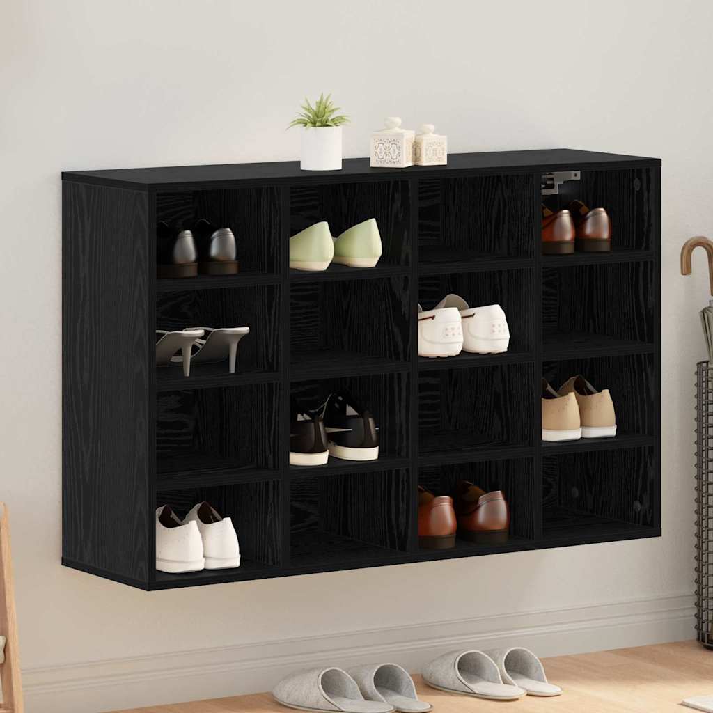 Ormar za cipele Crni hrast 103 x 30 x 67 cm Konstruirano drvo