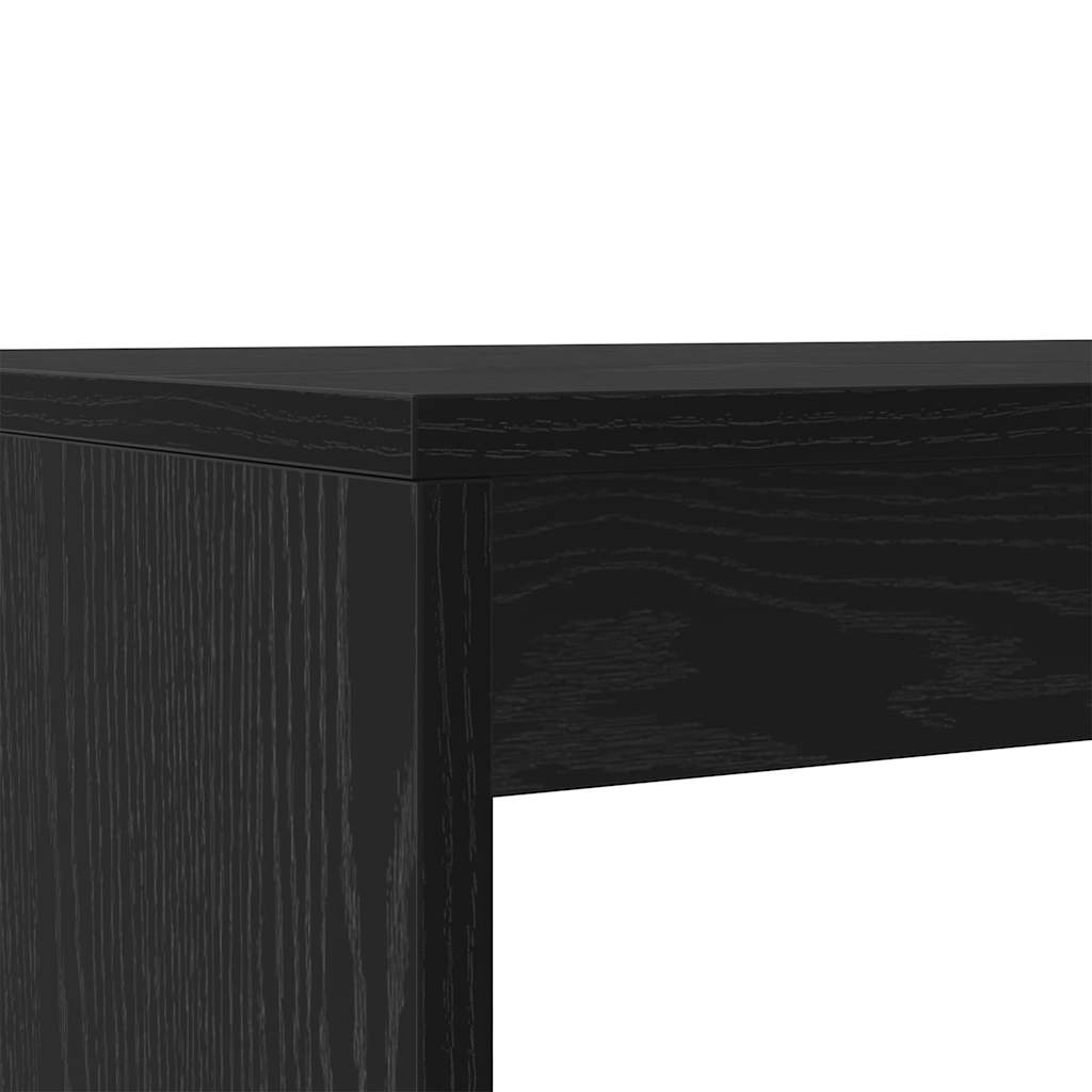 Blagovaonski set 2 pcs Crni hrast Konstruirano drvo
