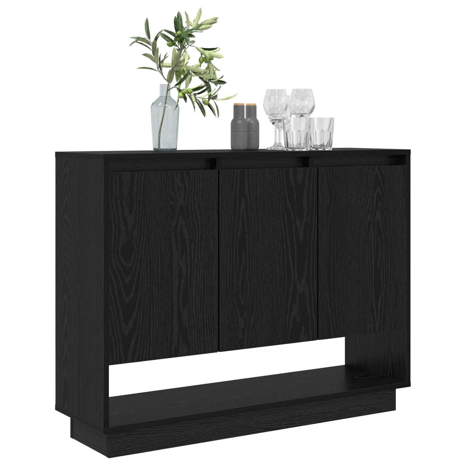 Kreveta Crni hrast 97 x 29 x 75 cm Konstruirano drvo