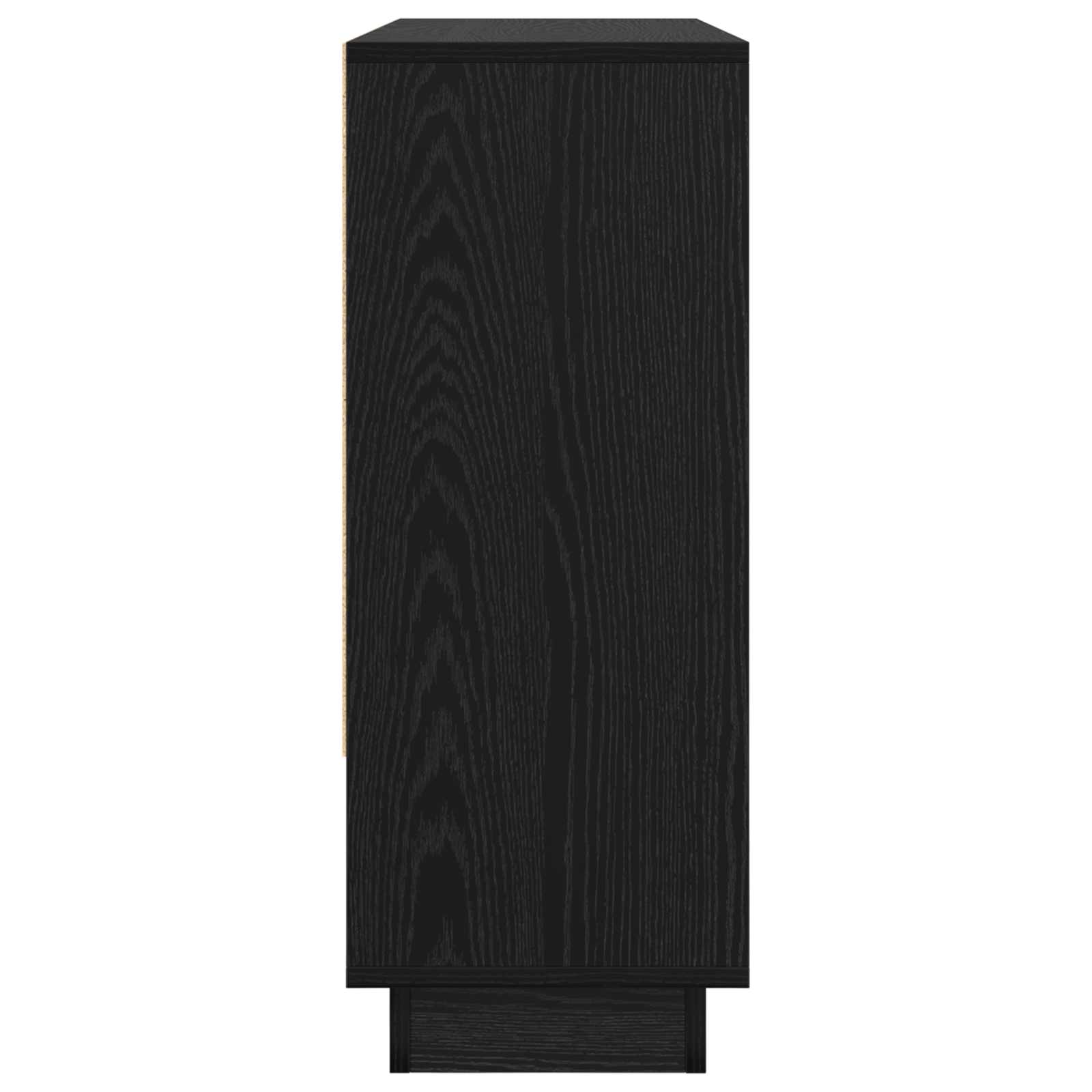 Kreveta Crni hrast 97 x 29 x 75 cm Konstruirano drvo