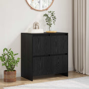 Kreveta Crni hrast 70 x 41 x 75 cm Konstruirano drvo