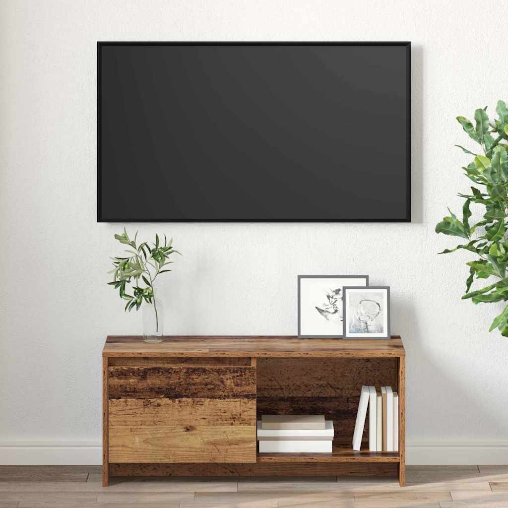 Set TV komoda Staro drvo 90 x 35 x 40 cm Konstruirano drvo